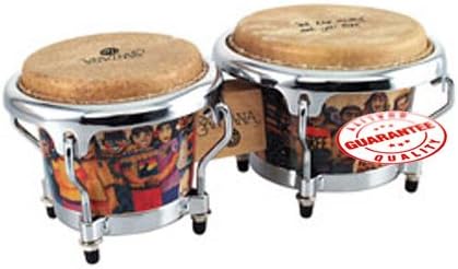 Miniatura 2 de Latin Percussion LPM200-AW Santana Mini Bongos de madera afinables