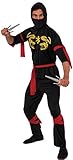 Rubie's mens Ninja Adult Costume - Adult Party Supplies, Multicolor, One Size US