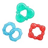 Anillos de dentición coloridos y fáciles de sujetar