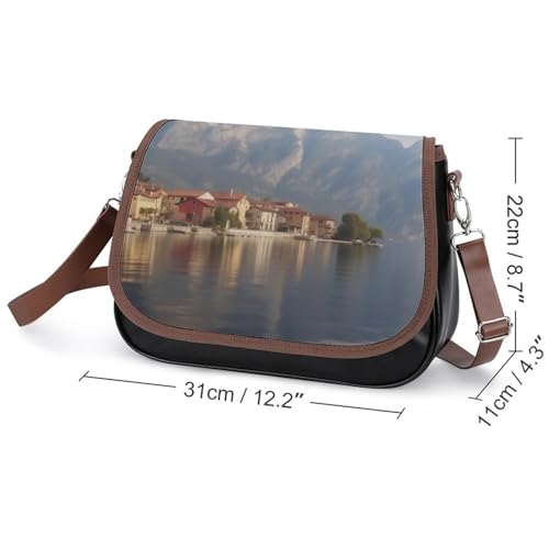Town Pesaro Lake Swiss Crossbody Shoulder Messenger Women Bag Pu Leather Office Work Business for Handbag Crossbody Bag2