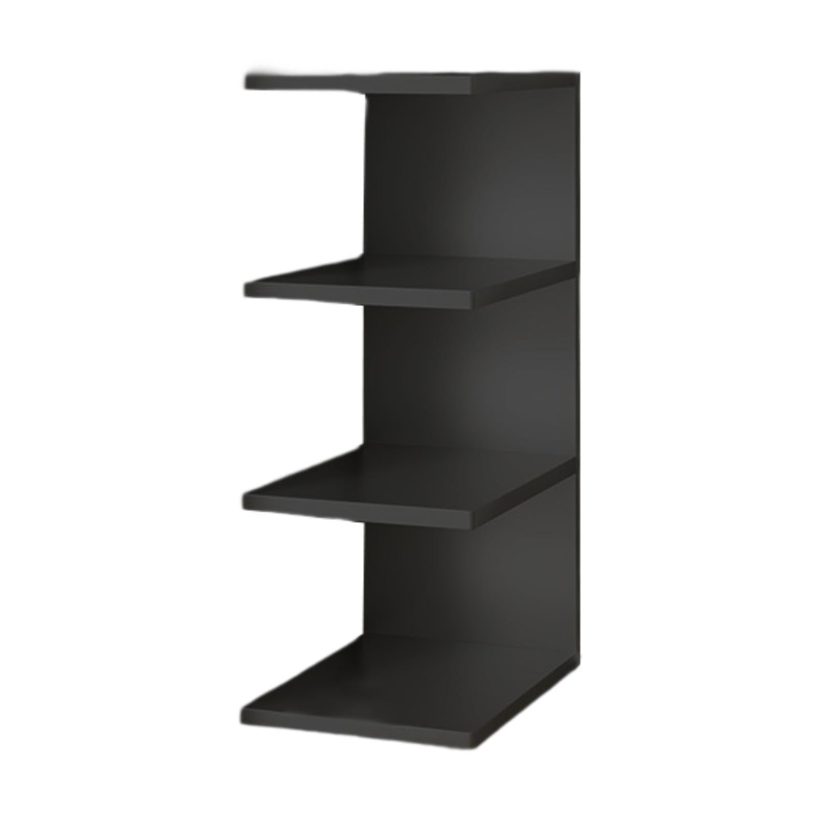 Organizador de Escritorio Estante de Libros de 3 Niveles Estructura Resistente Adecuado para Oficina Y Uso Doméstico, Negro