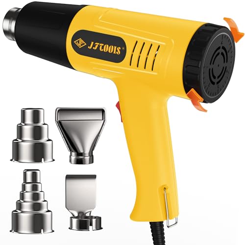 Adjustable Heat Gun, 900W Hot Air Gun 50-650℃ Temperature Control,