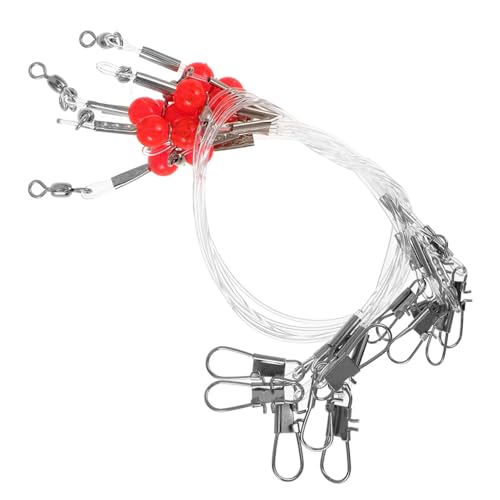 Kisangel 6pcs Fishing Leaders High Strength Wire miniatura 1