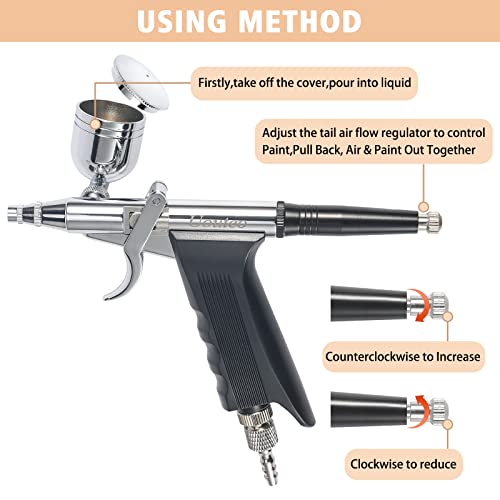 Uouteo YT-PB166TH Airbrush Trigger Gun Air Brush Gun thumb #5