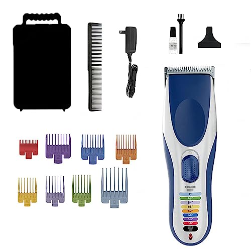 Men Hair Cutting Kit, Easy Color-Coded Guide Combs 60 Minutes of Runtime Cordless Rechargeable Hair Trimme, Convenient at Home Haircutting