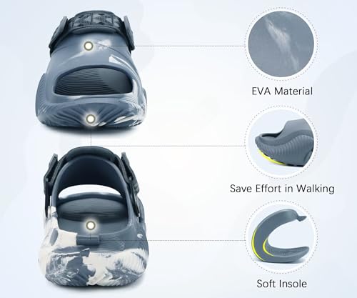 Image of COFACE Mens Orthotic Clogs Orthopedic Mules for Men Recovery Sandals Man Plantar Fasciitis Summer Casual Size 7-15