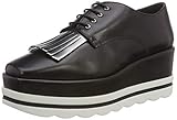 pollini lugano 2019  Pollini Damen Platform Land Derbys, Schwarz (Black/Steel 00A), 41 EU