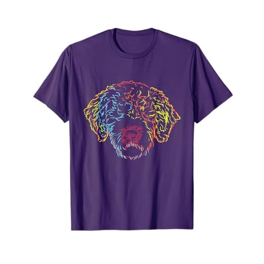 Colorful Dog Lagotto Romagnolo T-Shirt
