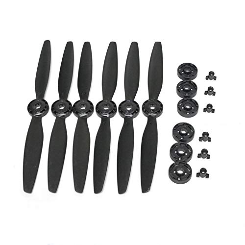 Xmipbs 3 Pairs Blade A B Quick Release Propellers for Yuneec Typhoon H 480 Drone 6pcs (Black)