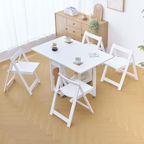VENTOTA �_�C�j���O�Z�b�g 5�_�Z�b�g �_�C�j���O�e�[�u�� �܂肽���� �L�k �o�^�t���C�e�[�u�� �V�R�� ���o�[�E�b�h 4�l�|�� �R���p�N�g ���[ ���g���i �H��Z�b�g �ؐ� �܂��� �� �g�� �ȃX�y�[�X �k�� ���_�� �V���v�� ������� �C���e