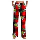 Zoom IMG-1 pantaloni cotone grinch plus size Zoom IMG-1 pantaloni cotone grinch plus size