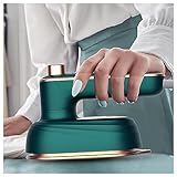 CONCEPTION PENSÉE:Le Fer a Repasser Vapeur Portable De 50Ml Du Fer De Voyage Est Caché Et Intégré Au Fer. Équipé D'une Pointe Triangulaire Qui Permet Un Repassage Flexible Des Zones étroites Ou Courbes Telles Que Les Pattes De Boutonnage Et Les Revers.