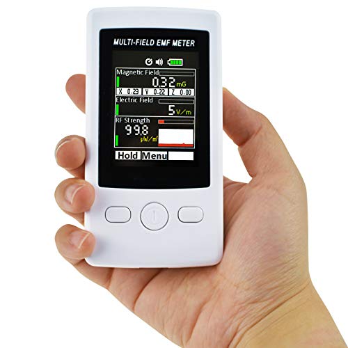 Multi-Field Emf Meter Pocket Elf Rf Gauss Meter 2000Mg Electromagnetic Electric Rf Field Strength Tester With Warning Indicator #TOP6