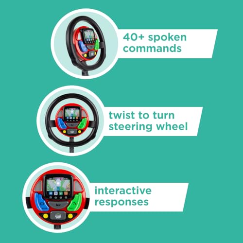 Casdon GPS Steering Wheel. Interactive Driving Toy for Kids 18+ Months. Features Spoken Commands & Realistic Sounds. Boosts Motor Skills by Casdon - Image 6