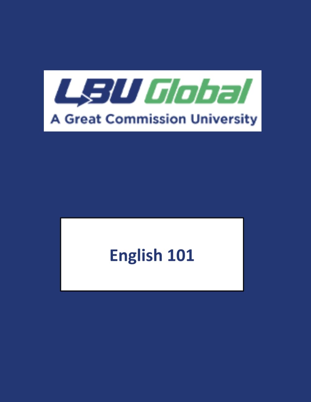 LBU Global Course Material: English 101