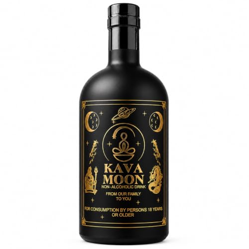 Kava Moon Signature Non-Alcoholic Spirit (750ml). 17 Shots 300mg Kavalactones Each