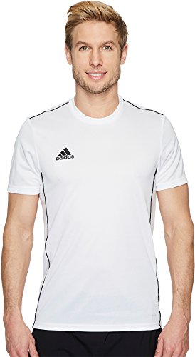 adidas Men's Core 18 Training Jersey, White/Black, Medium