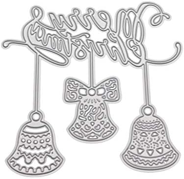huiouer Christmas Decorative Cutting Dies Embossing Die Cuts Stencils for Greeting Card Making Scrapbooking DIY Album Crafts
