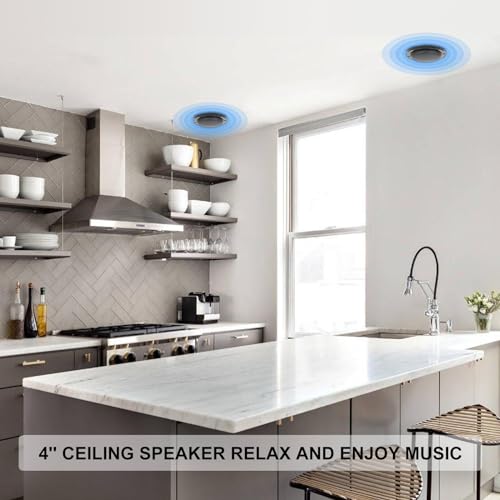 Enceintes encastrées étanches Herdio 160W design surround profil bas