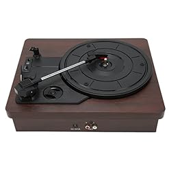 Tourne-Disque Phonographe Vintage, Tourne-Disque 100-240V Entrée AUX Rétro pour la Décoration de la Maison (Prise UE) - Les Beatles, Paul McCartney, John Lennon, RIngo Starr, George Harrison