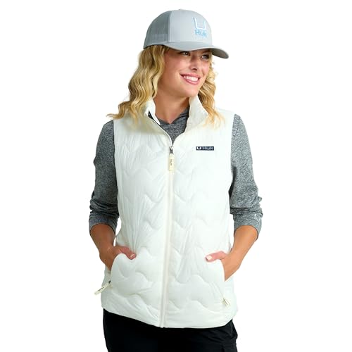 Gilet de pêche isolé HUK Wave femme pour vos sorties matinales fraîches en pleine nature