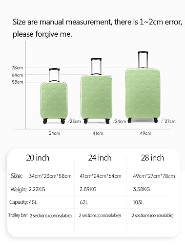 Collapsible Suitcase Set 20/24 Inch, Portable Folding Carry On Luggage, ABS+PC Harshell Spinner Luggage With Retractable Handle, Fully Collapsible for Travelling and Shopping ( Color : Gray , Size : 23