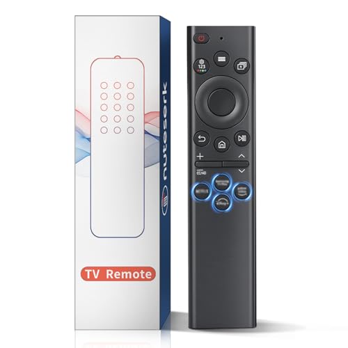 Replacement Remote Control for Samsung Smart TVs – Ready to Use, Universal Remote Compatible with Samsung Frame Curved QLED Crystal UHD TVs