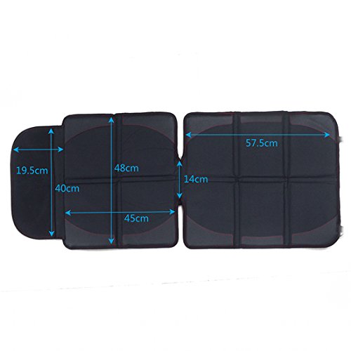 Flr 2 Pcs Car Seat Protector Black Waterproof Universal Foldable Car Seat Cover Protector Dog Mat With Thickest Padding For Child & Baby Cars Seats #TOP5