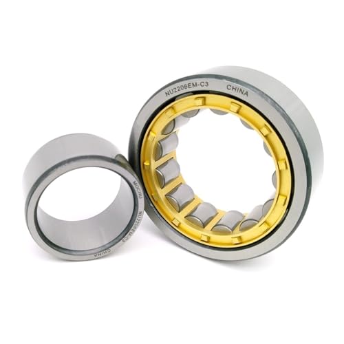 Roulement à rouleaux cylindriques NU2206EM C3 avec cage laiton usinée 30x62x20