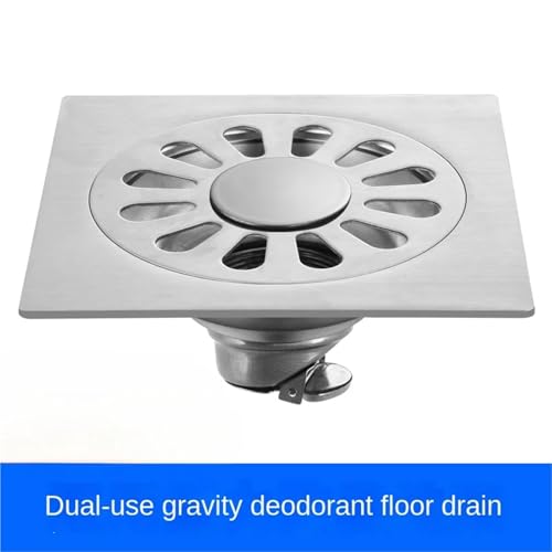 Drain de sol anti-odeur acier inoxydable douche toilettes machine à laver - 3