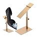 Nipole Modern Stainless Steel Adjustable Shoes Display Stands Rack in Shopping Mall (Brushed Rose Gold)