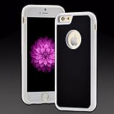 Aohang Anti-gravity Selfie Magical Nano Sticky Suction Silicone Cover Case for iphone 5/5s/5c/SE, white