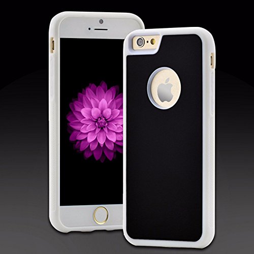 Aohang Anti-gravity Selfie Magical Nano Sticky Suction Silicone Cover Case for iphone 5/5s/5c/SE, white