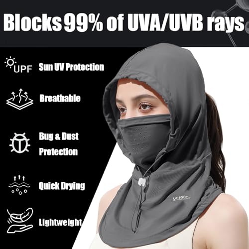 Image of 4 Pcs Cooling Summer Balaclava Face Mask for Men Women