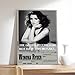 TONITOTA Actress Winona_Ryder Quotes (6) Canvas Poster | Memorial for Famous Figures | Bathroom | Office | Room Decor | Frame 24x36inch