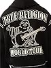 True Religion Men’s Super QT Cinched Zip Up Hoodie | Premium Active Top with Logo Detailing and Full Zip, Jet Black, XXL #3