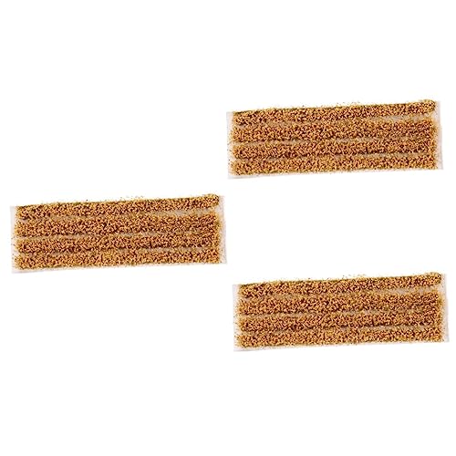 iplusmile 3 セット シナリオ モデル 草 タフティング キット 和 装飾 鉢 植物 ボルト アクション ミニチュア 草 ミニチュア 模型 ミニ 禅 庭 道具 プラスチック 小麦 畑 草 ス