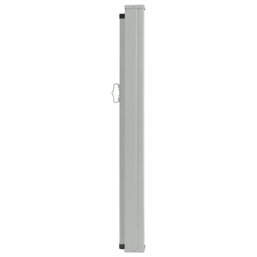 Toldo Lateral retráctil de jardín Gris 100x500 cm Toldo Horizontal Exterior Toldos Laterales Exterior Toldos Cortavientos Separador Terraza Exterior Toldo para Patio Balcon Jardin