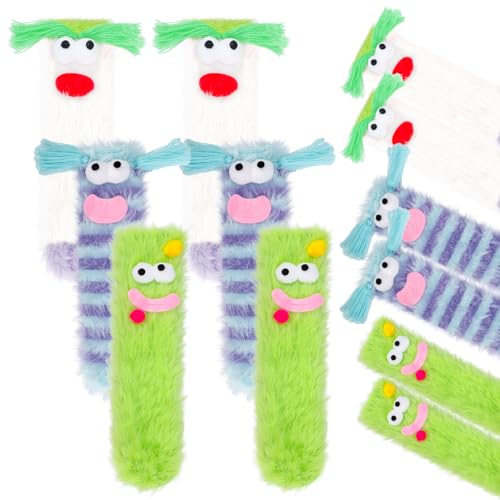 Zuimei 3 Pairs Fluffy Socks Womens Funny Christmas Socks Winter Warm Cozy Bed Sock Quirky Gifts for Women Ladies - Image 7