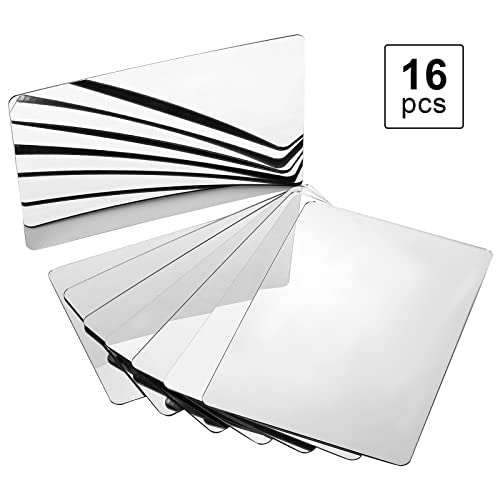 School Shatter Proof Plastic Mirrors 4 X 6 Inch Mirror Tiles With Soft Round Corners Double Sided Protective Film Mirror Sheets Art And Craft Supply For Classroom (16) #TOP4