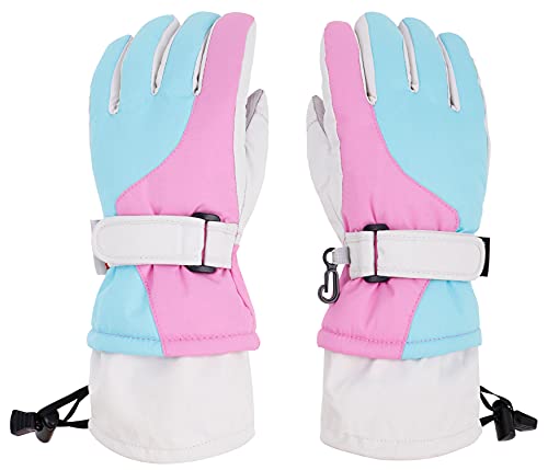 LULLABY KIDS Cotton Kid's Windproof Waterproof Snow Ski Gloves3