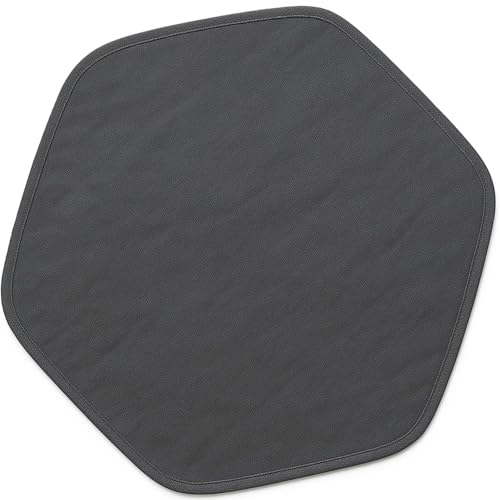 Amakunft Waterproof Hexagon Playpen Mat Washable Pee Pad Fit with Small Animal Playpen (42.5in x 41in) Reusable Pet Bedding Liner for Guinea Pig Rabbit Hamster Chinchilla Hedgehog Indoor/Outdoor
