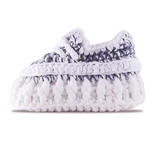 Image of Diaper Book Club Baby Sneakers Crochet Hypebeast Shoes for Toddler Sneakerheads, Soft Booties for Boys & Girls, Designer Kids Fashion, Breathable & Comfortable Children's Kicks
