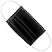 Popfunk Kids Solid Black 1-Ply Reusable Face Mask Covering