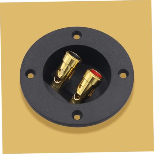 Terminal para altavoz de coche Kisangel con placa de presión dorada premium 4