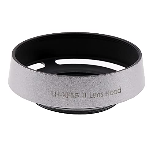 Toileum LH-XF35 2�����Y�t�[�h�i�Ώۃ����Y:Fujifilm XF 35mm f/2R WR�ɑΉ��j���^�������Y�t�[�h 43MM���^�������Y�t�[�hLH-XF35 2 �����Y�V�F�[�h �V���o�[