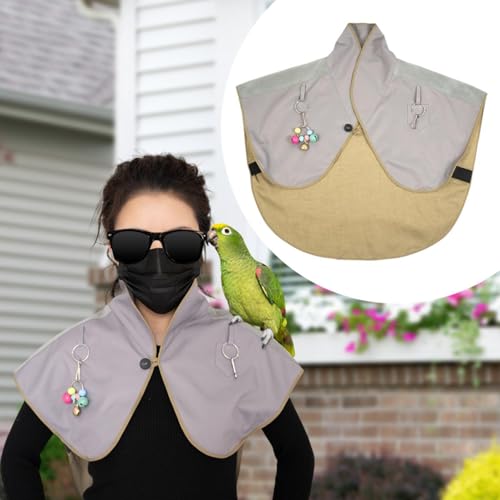 Ｂｅｓｇａ Parrot Anti Scratch ombro Protetor de fraldas xale anti multifuncional com caçaneira de pássar