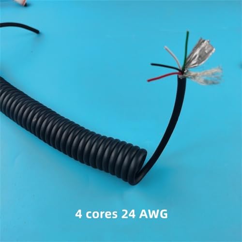 Câble en spirale extensible de 6 mètres pour outillage mobile et ateliers techniques