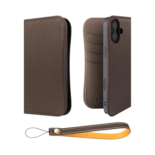 COGURE �X�}�z�P�[�X iPhone16Plus�p �蒠�^ �P�[�X �_�C�A���[�P�[�X �{�v �J�[�h���[ �X�g���b�v �����h�~ �X�^���h�@�\ TPU�P�[�X �ϏՌ� ���΂Ȃ� �M�t�g�{�b�N�X�t�� COPB �G�g�[�v�yEtoupe�z