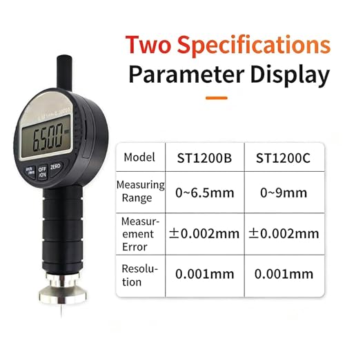 Détecteur de rugosité portable 0-6.5mm avec conversion mm/pouce pour test de sablage - 3